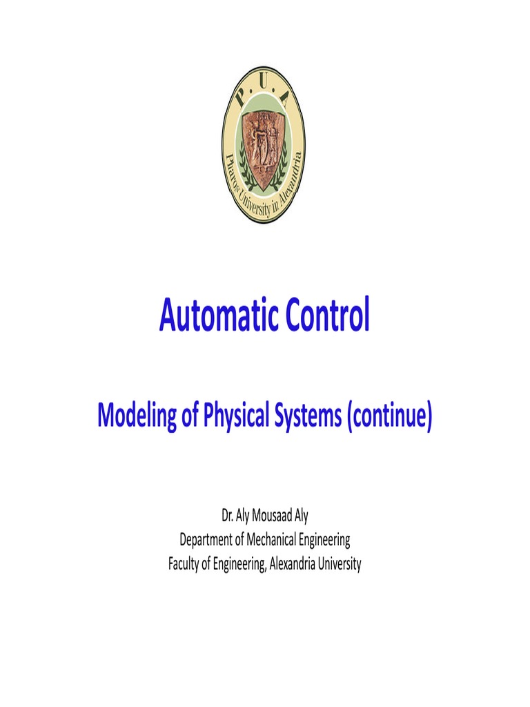 Control System Design Fundamentals | PDF