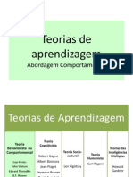 Teorias Aprendizagem