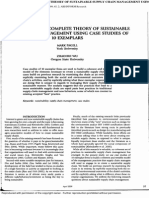 Building A More Complete Theory of Sustainable Supple Chain Management Using Case Studies of 10 Exemplars PDF