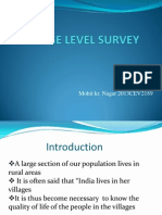 Village Level Survey RDL
