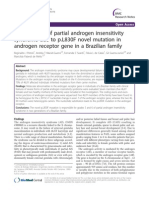 Severe Forms of Partial Androgen Insensitivity Syndrome Due To p.L830F Novel Mutation in Androgen Receptor Gene in A Brazilian Family