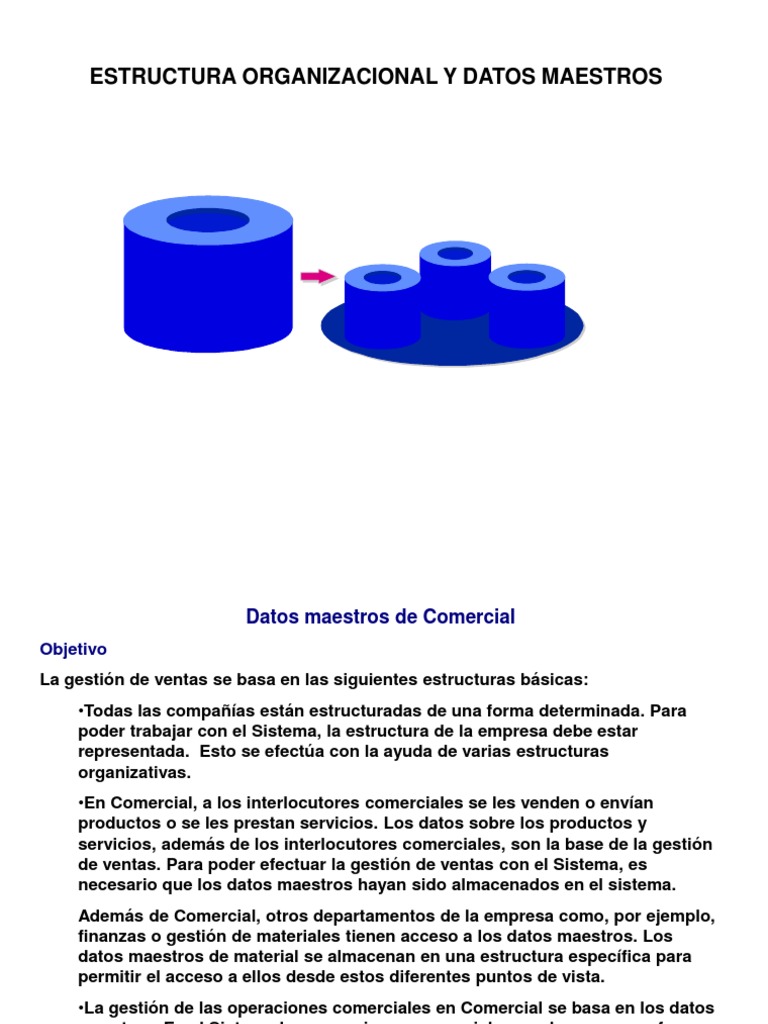 Sap Datos Maestros Pdf Distribución Comercial Sap Se