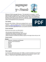 Syllabus French Quarter 1 Website