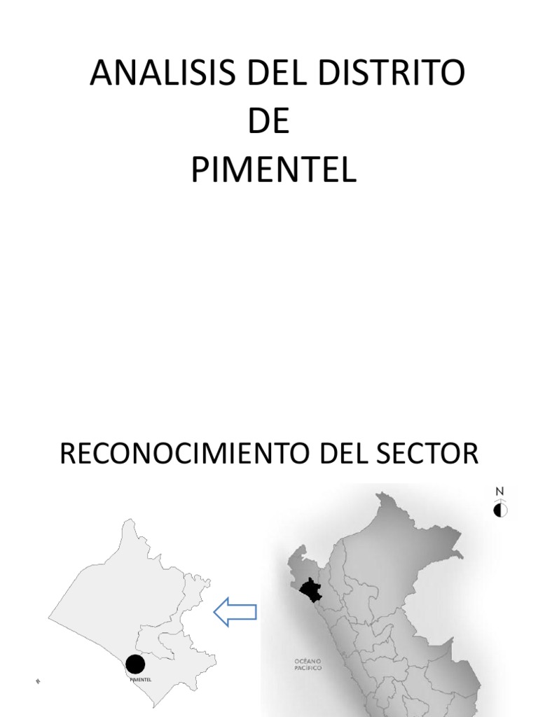 Análisis Urbano del Distrito de Pimentel | PDF | Ciencias de la Tierra ...