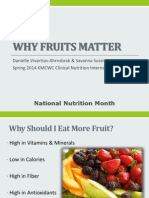 Why Fruits Matter