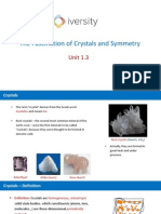 Defintion of Crystals and Anisotropy