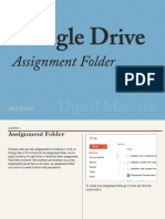 Google Drive Assignment Folder