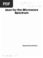 Uses For The Microwave Spectrum: Stanford Park Division