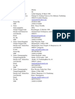 Biodata Biologi Undip 2014 Terbaru