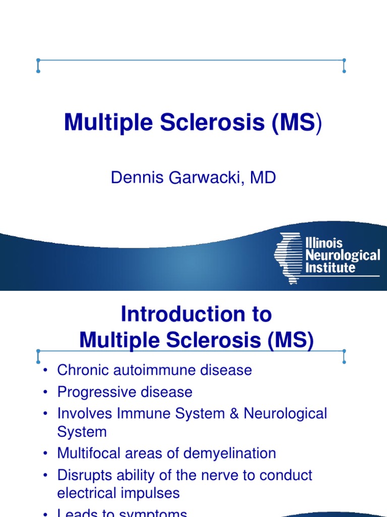 Introduction to Multiple Sclerosis | PDF | Multiple Sclerosis | Vitamin D