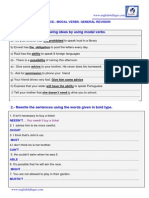 Modal Verbs. Practice