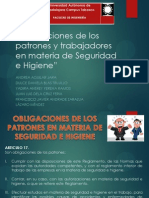 Obligaciones de Los Trabajadores