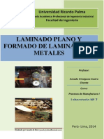 Lab. 07 Laminado y Conformado de Metales