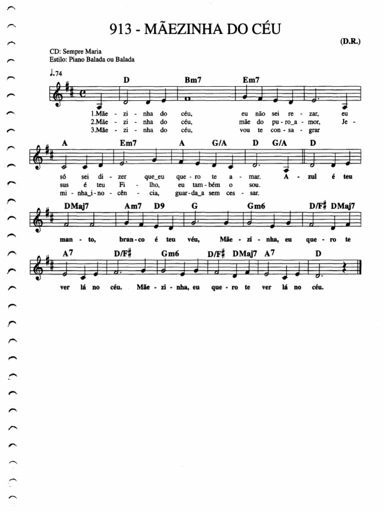 Maezinha Do Ceu Eu Nao Sei Rezar PDF