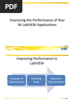 Improving The Performance of Your NI LabVIEW Applications