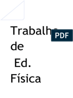 Novo Trabalho de Ed.física