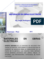 5 Materiales Puestos en Obra