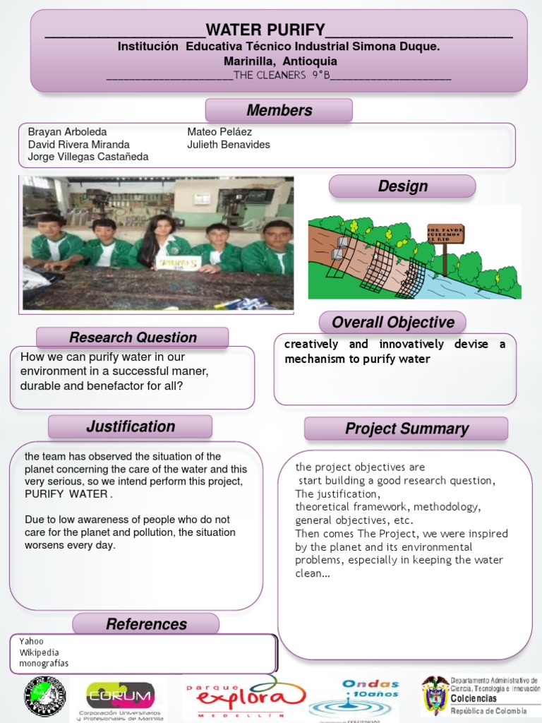 Innovative Water Purification Project | PDF