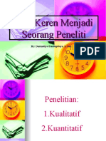 Tips Keren Menjadi Seorang Peneliti