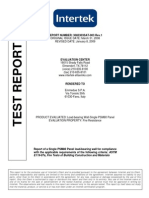 INTERTEK Fire Resistance