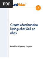 Download Create Merchandise Listings that Sell on eBay by SpectrumSK SN2473109 doc pdf