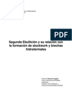 Stockwork y Brecha Hidrtermal