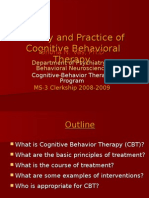 Cognitve Behavior Therapy