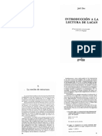 Dor, Joel. Introducción A La Lectura de Lacan. Cap.3,4 y 6 PDF