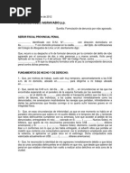 DENUNCIA DEL DELITO DE ROBO