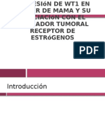 Expresión de WT1 en Cáncer de Mama y