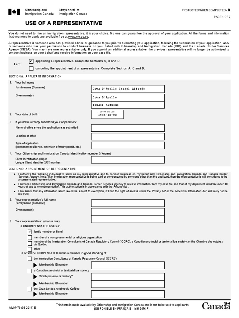 Imm5476e use of a representative politics justice