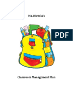 Classroom Management Plan 2