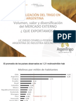 Jornada ArgenTrigo 2014. Industrialización del trigo en Argentina. Presentación