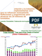 Jornada ArgenTrigo 2014. Posibilidades de Exportación. Leandro Pierbattisti