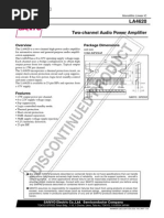 Ficha Técnica LA4620