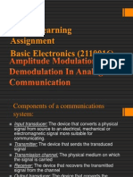 Amplitude Modulation and Demodulation in Analog Communication