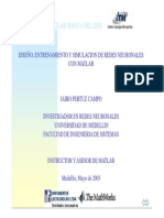 Diseno, Entrenamiento y Simulacion de Redes Neuronales Con MATLAB