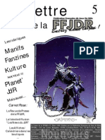 La Lettre de la FFJdR n.5 - mars 1999