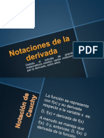 Notaciones de La Derivada