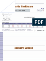 Fortis Hospitals Research Report