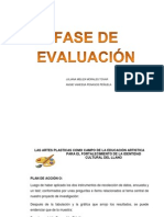 Fase de Evaluacion Del Proyecto de Investigacion