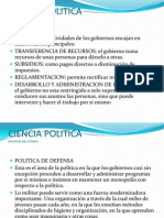 CIENCIA POLITICA 4 Politicas Del Estado