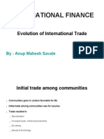 A Report on International Finance