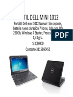 Portatil Dell Mini 1012Portatil Dell Mini 1012Portatil Dell Mini 1012Portatil Dell Mini 1012Portatil Dell Mini 1012