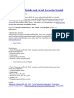 Penulisan Daftar Pustaka Dari Jurnal