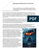 De qué forma Descargar Películas Con UTorrent
