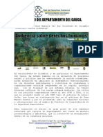 640 Contexto Departamento Del Cauca Primera Audiencia de Derechos Humanos