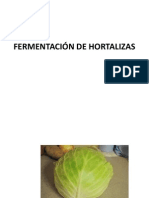 Fermentación de Hortalizas