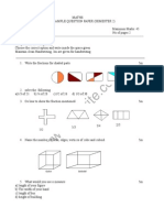 Class 3 ICSE Maths Sample Paper Term 2 Model 2