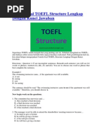 Download Contoh Soal TOEFL Structure Lengkap Dengan Kunci Jawaban by Stward Kadal SN247593669 doc pdf